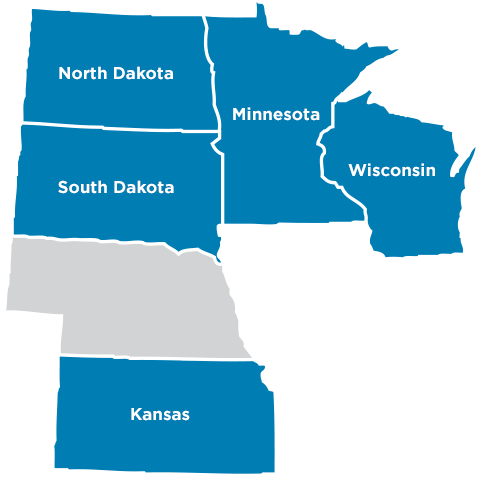 map of minnesota and south dakota Service Areas Midco Midcontinent Communications map of minnesota and south dakota