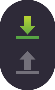 Down arrow is blinking and up arrow isn't